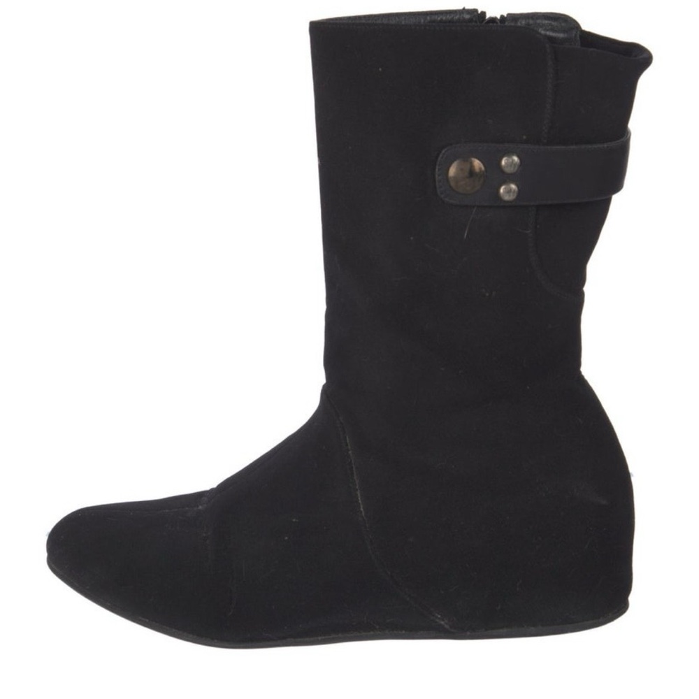 Stuart Weitzman Black Ankle Booties
